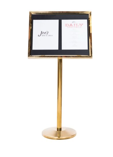 Brass Menu Stand - Otimsan Shop