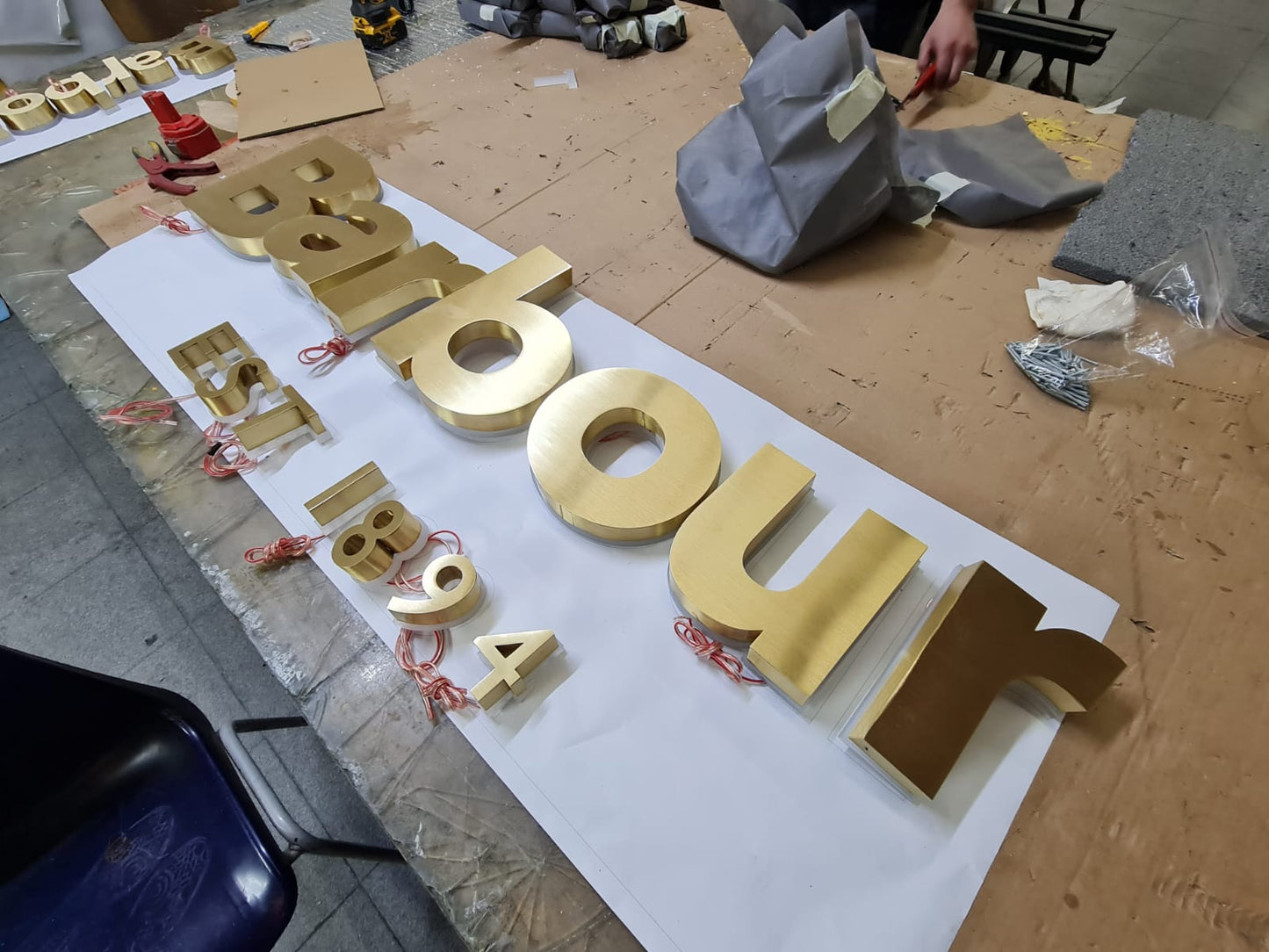 Custom Order – Barbour Signage Text - Otimsan Shop