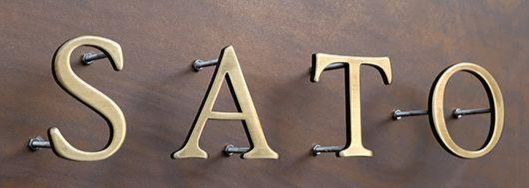 Custom Order Brass Number - Otimsan Shop
