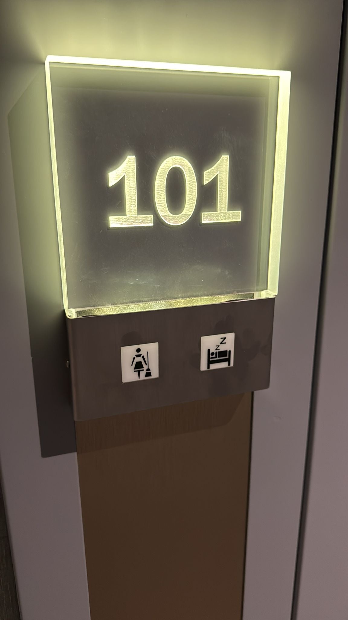 Custom Illuminated Room Number Sign - Otimsan Shop