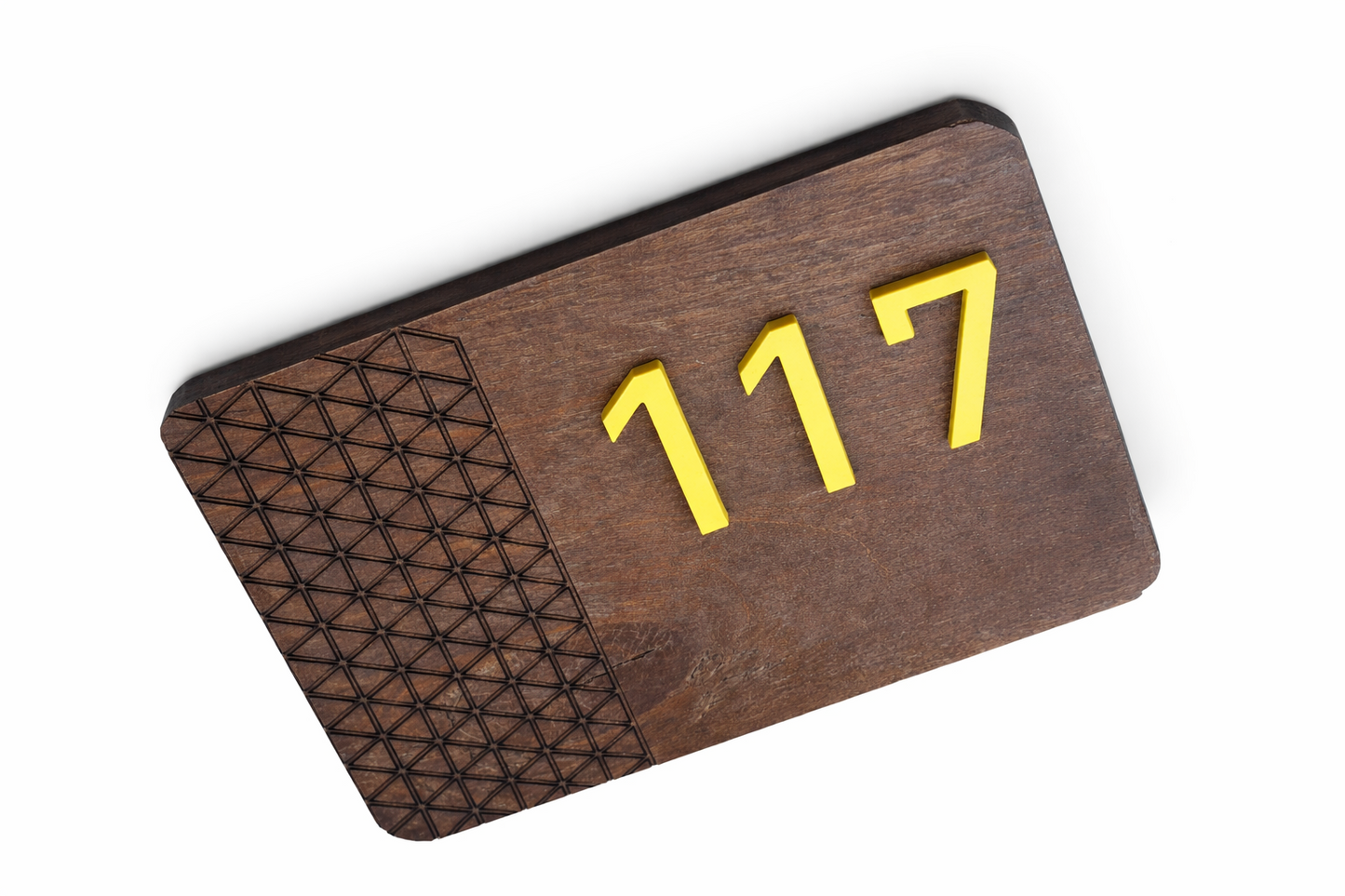 Embossed Wooden Room Number – For Hotels, Apartments, Hostels & Guesthouses - Otimsan Shop