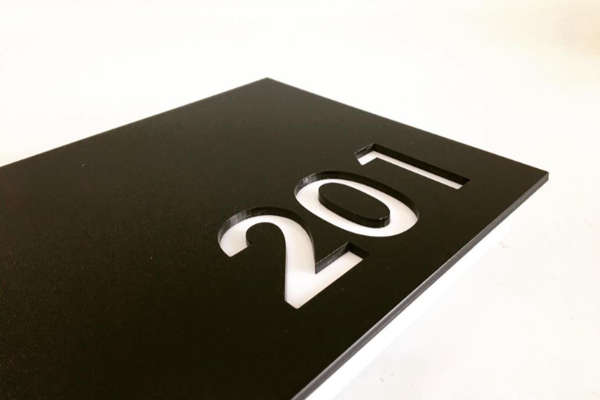 Illuminated Room Number Sign - Otimsan Shop