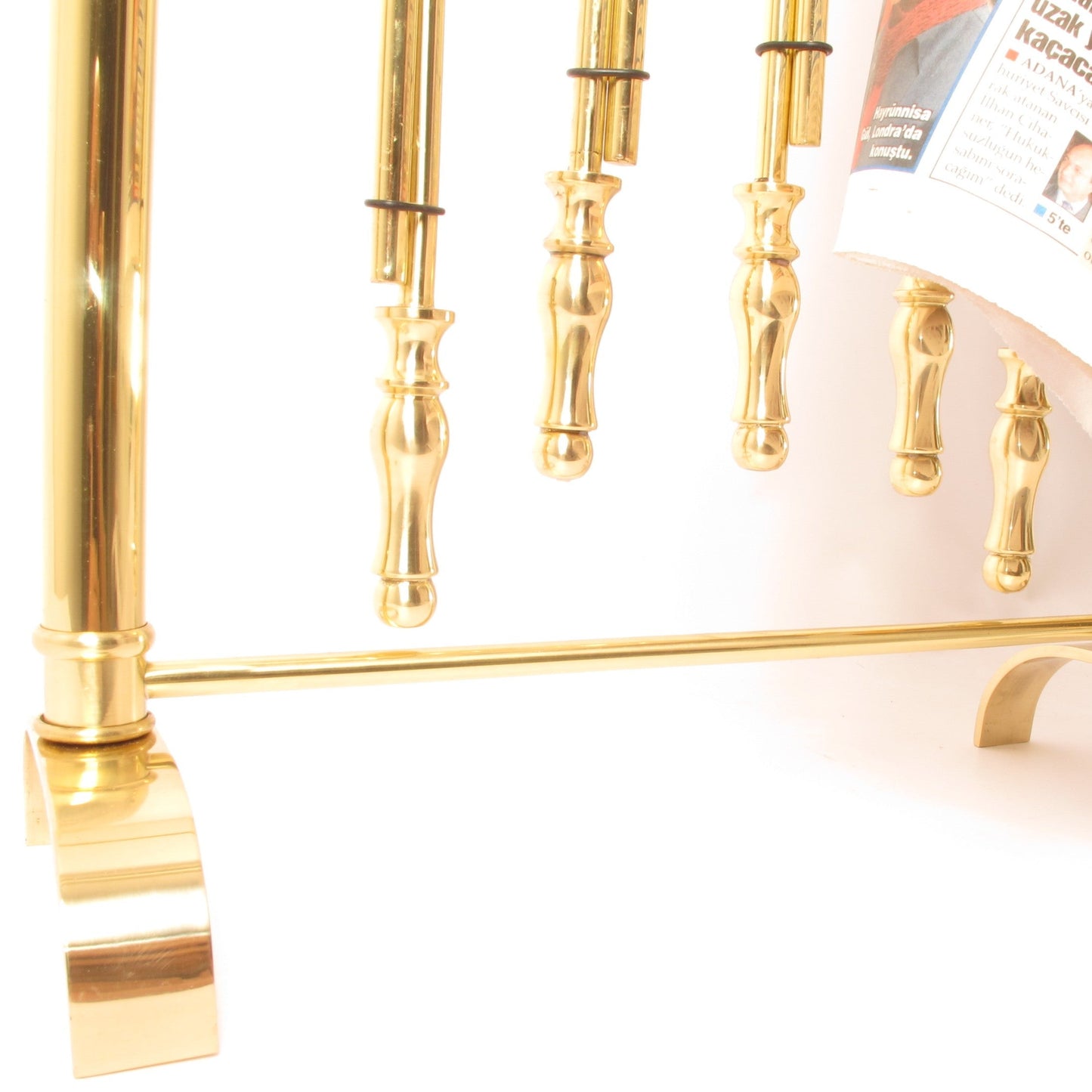 Brass Newspaper Holder - Otimsan Shop