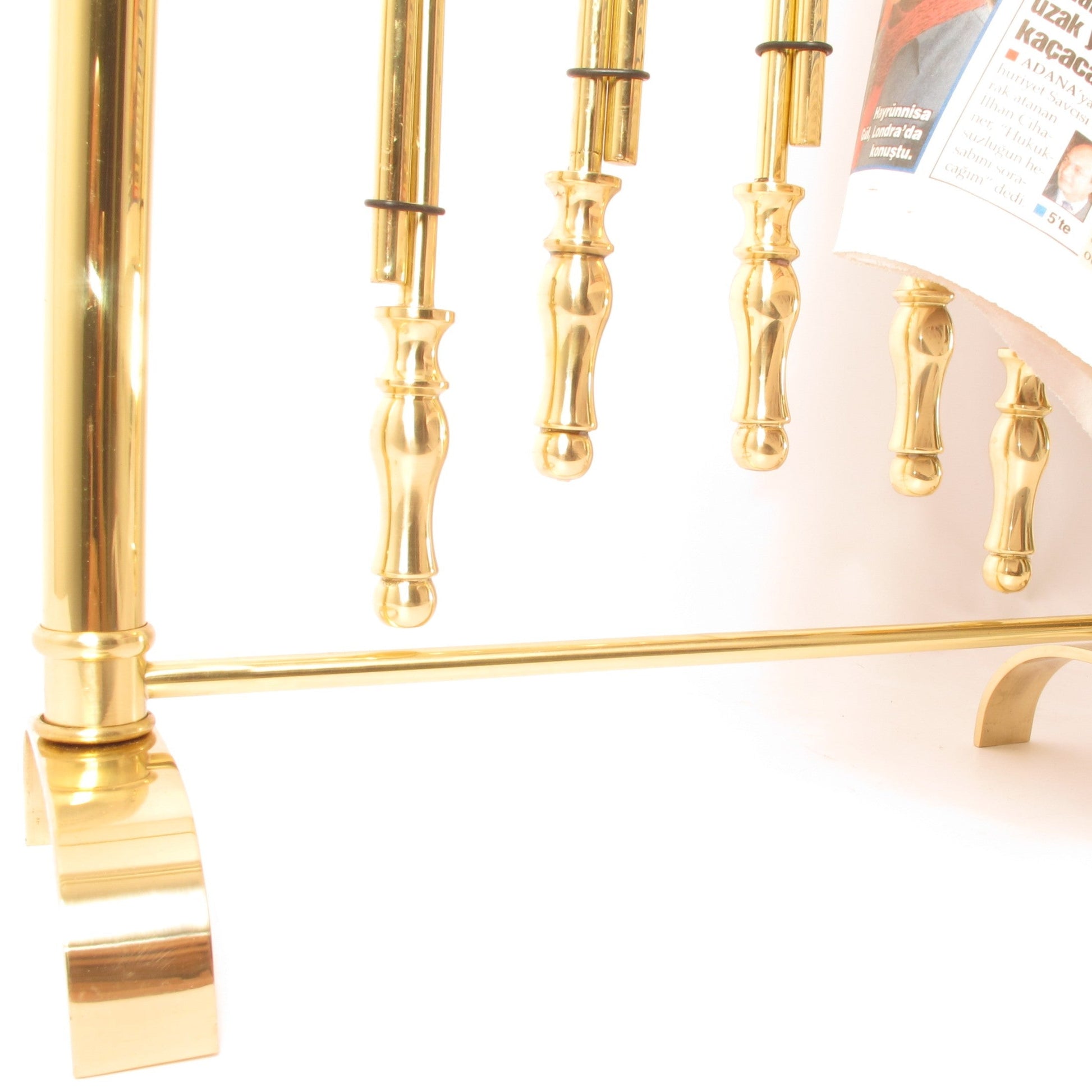 Brass Newspaper Holder - Otimsan Shop