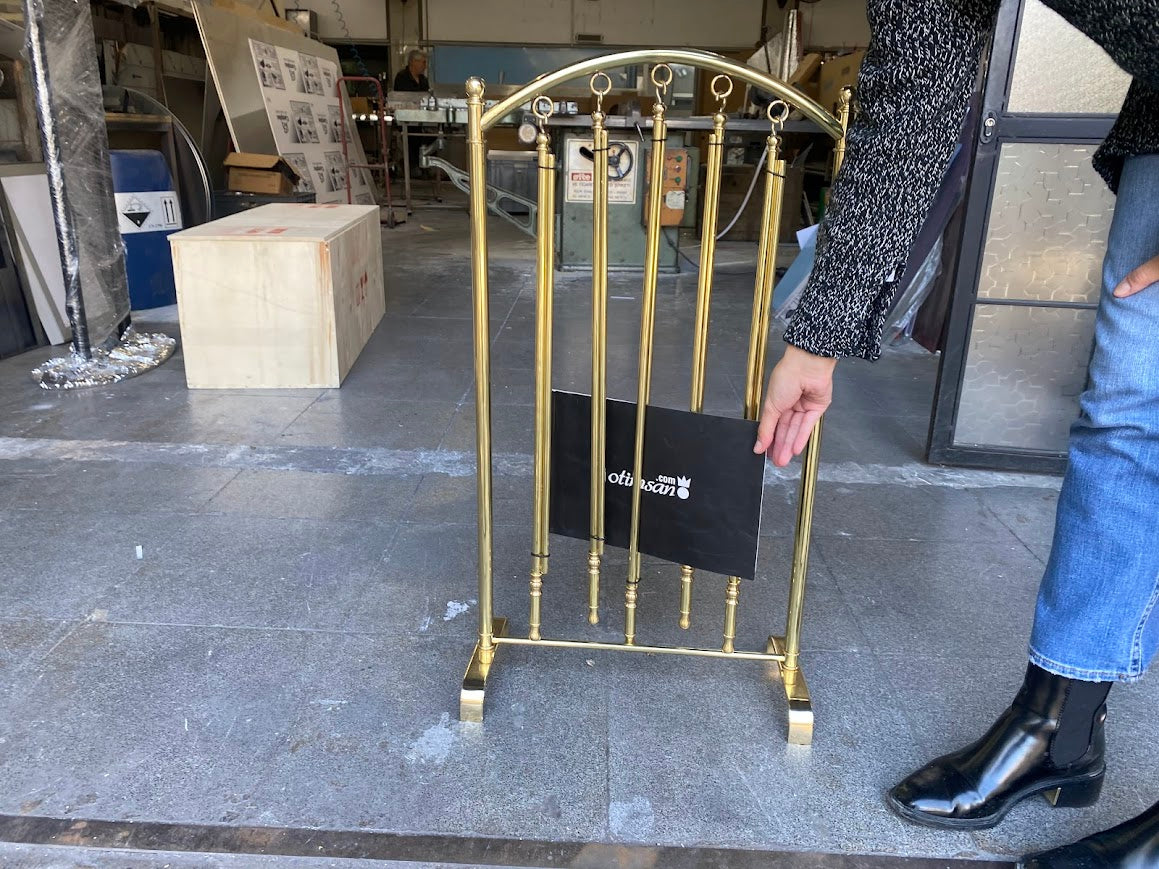 Brass Newspaper Holder - Otimsan Shop