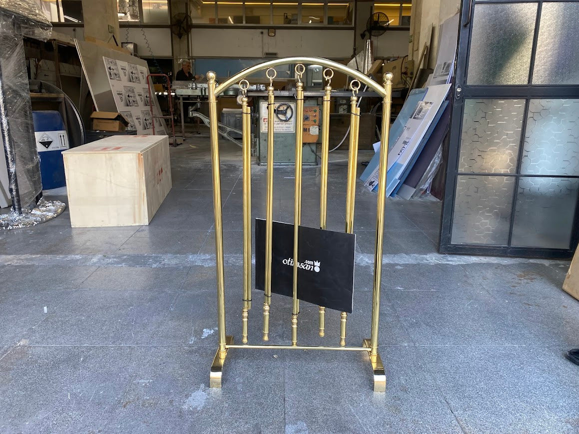 Brass Newspaper Holder - Otimsan Shop