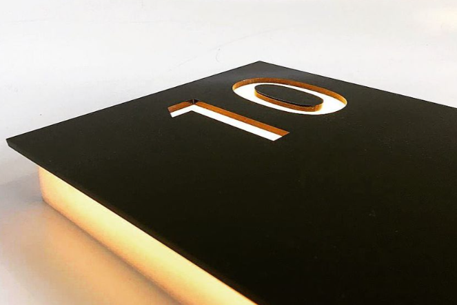 Illuminated Room Number Sign - Otimsan Shop