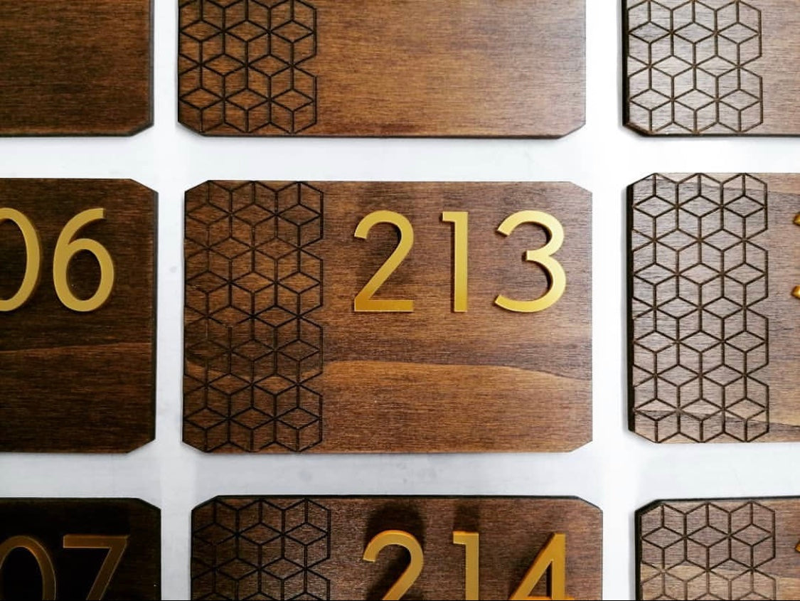 Custom Order – Wooden Room Number - Otimsan Shop