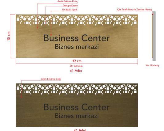 Custom Production – Directional Sign Board - Otimsan Shop