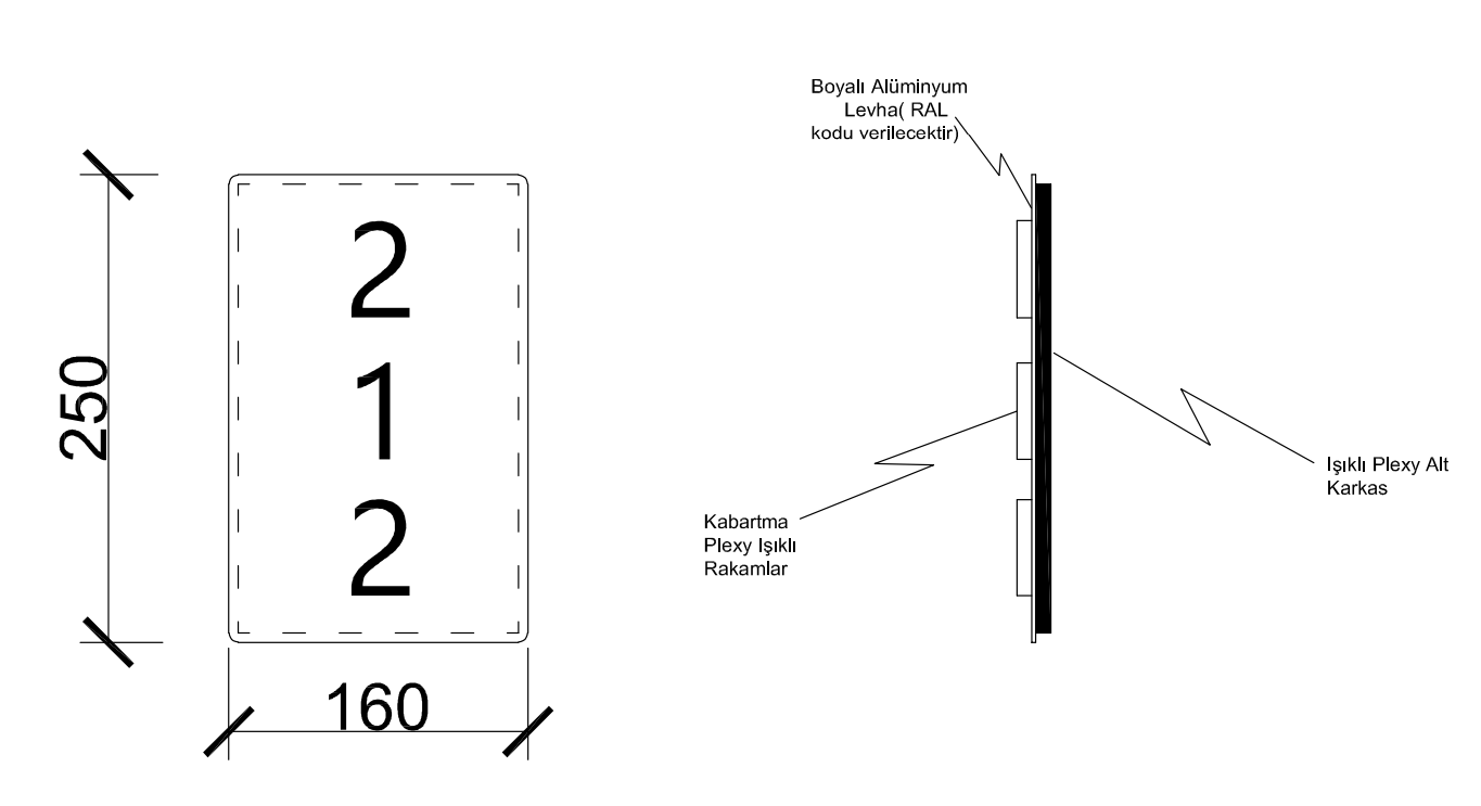 Custom Production – Illuminated Room Number - Otimsan Shop