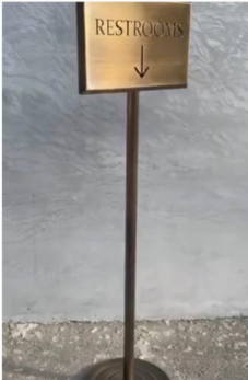 Custom Order – Freestanding Directional Signage - Otimsan Shop