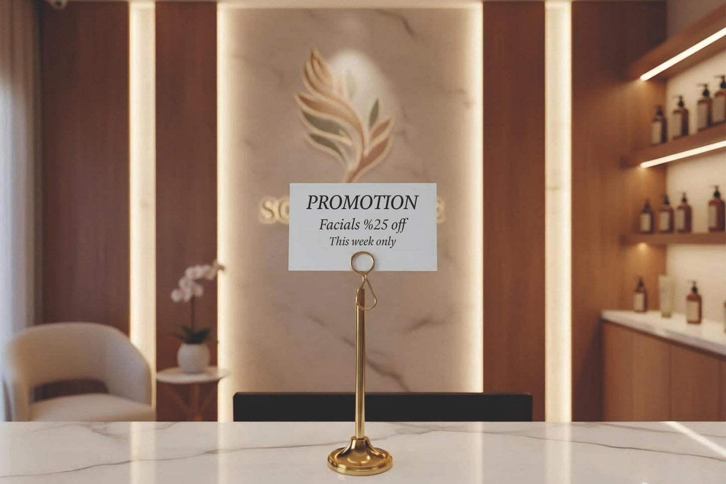 Food Label Stand – Metal Tabletop Card Holder, Label Holder & Price Display - Otimsan Shop