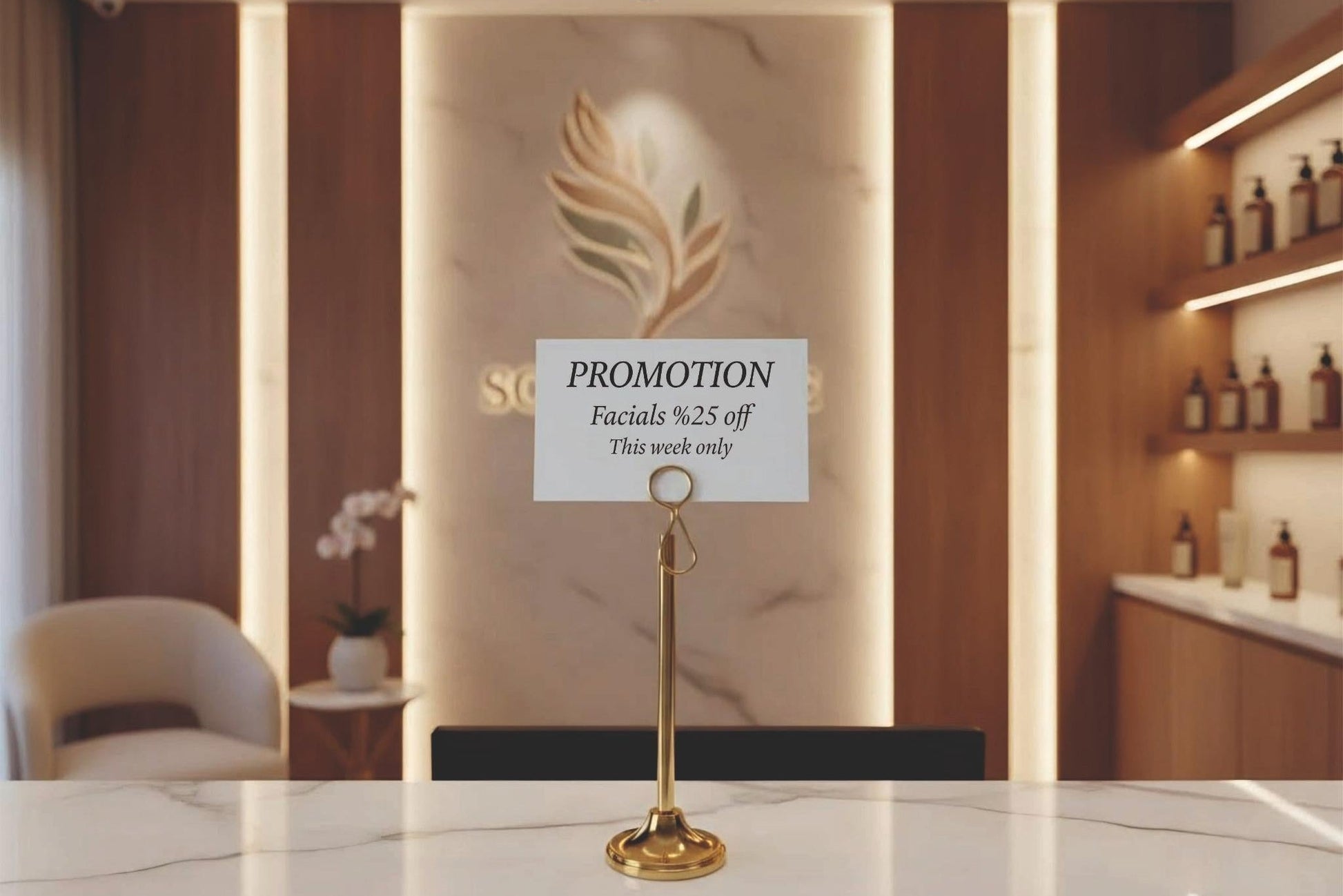 Food Label Stand – Metal Tabletop Card Holder, Label Holder & Price Display - Otimsan Shop
