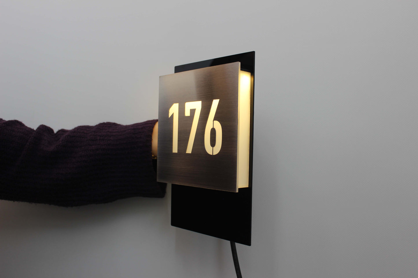 Illuminated Minimal Room Number - Otimsan Shop