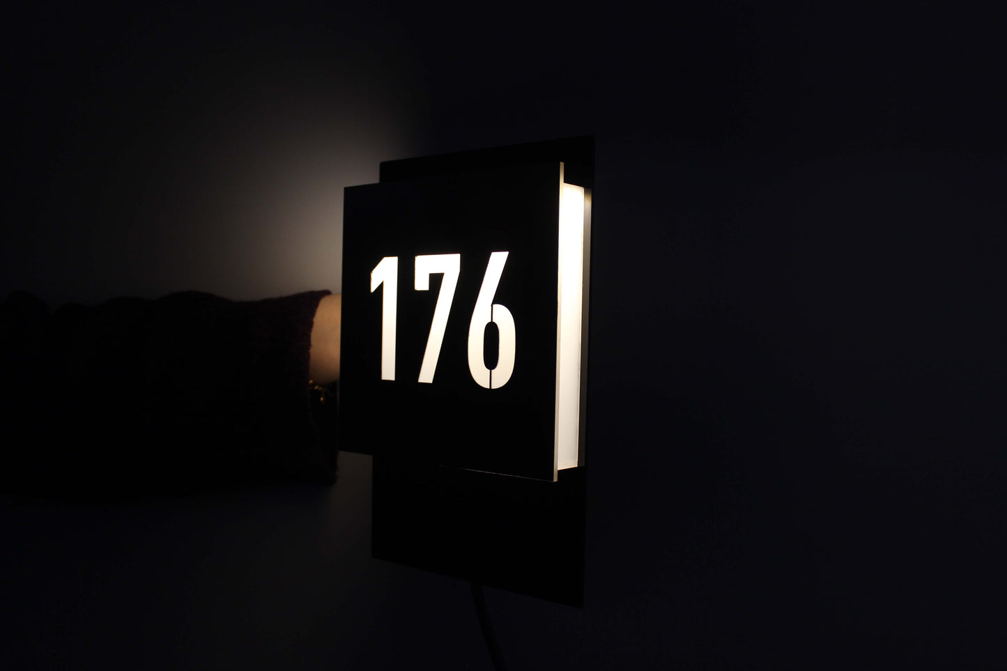 Illuminated Minimal Room Number - Otimsan Shop