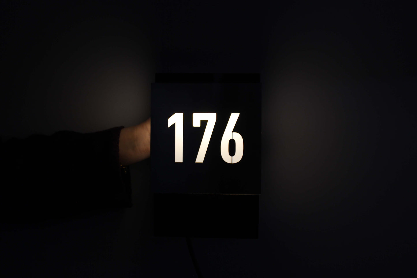 Illuminated Minimal Room Number - Otimsan Shop
