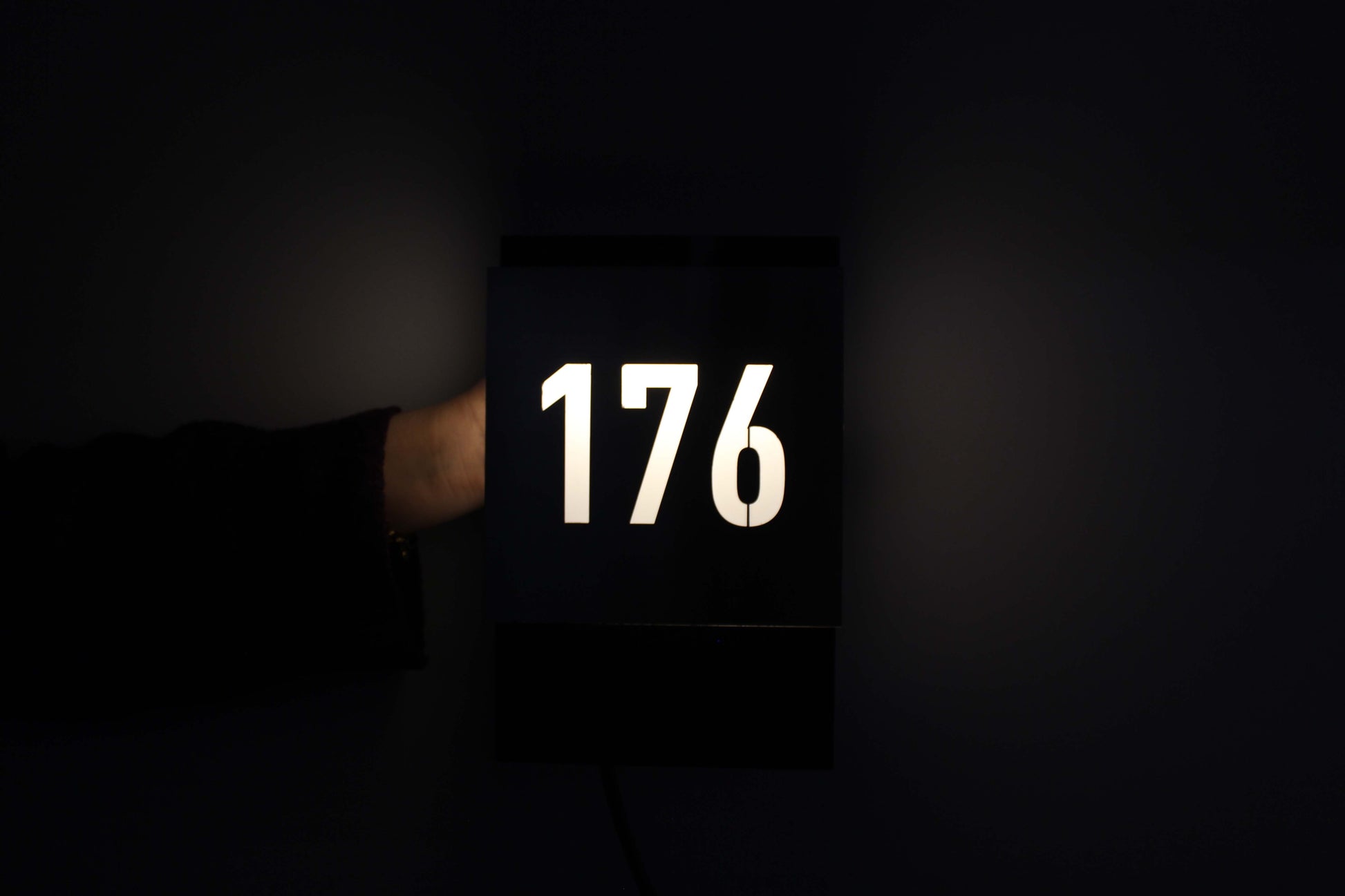 Illuminated Minimal Room Number - Otimsan Shop