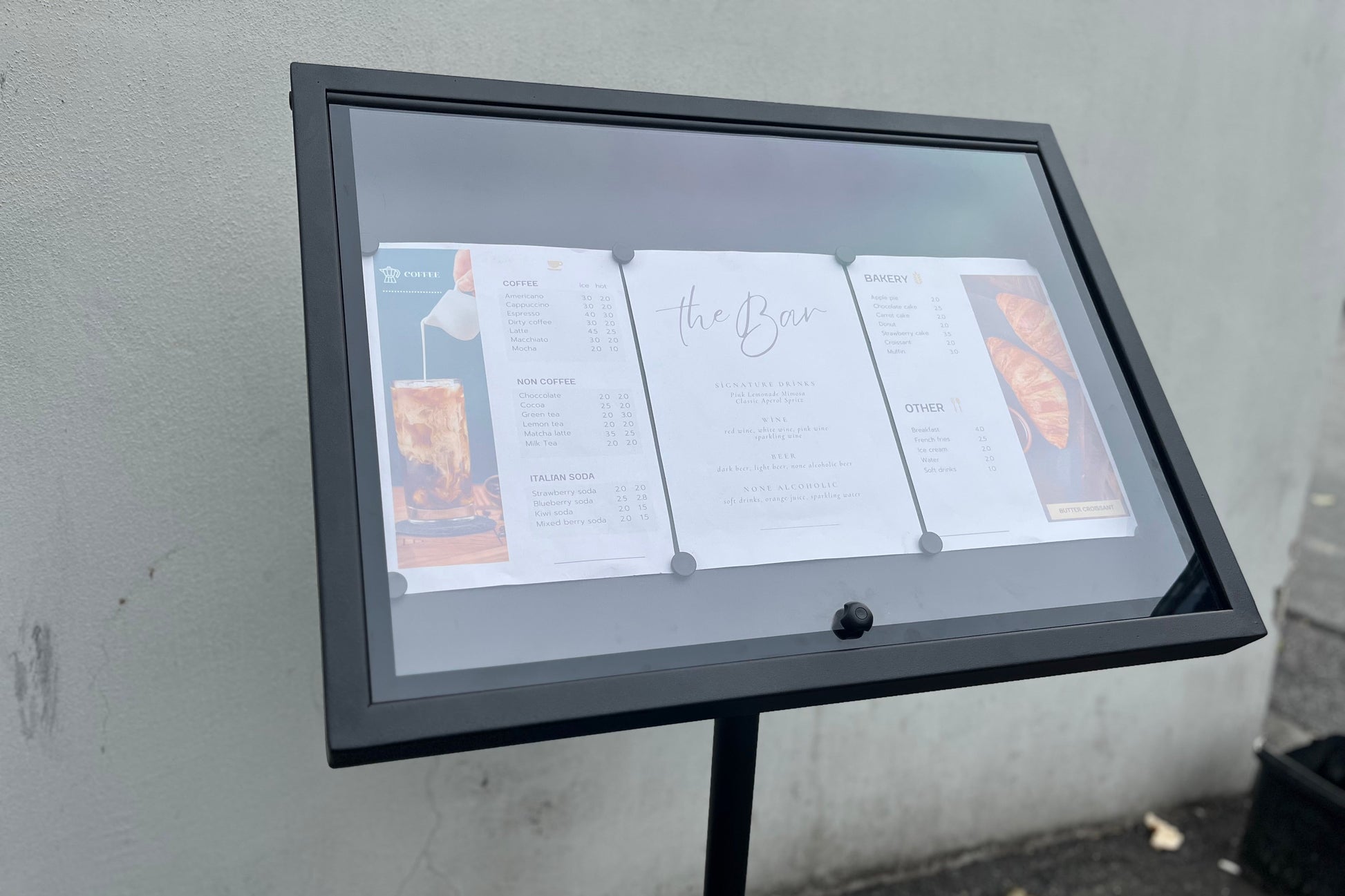 Restaurant Menu Board - Otimsan Shop