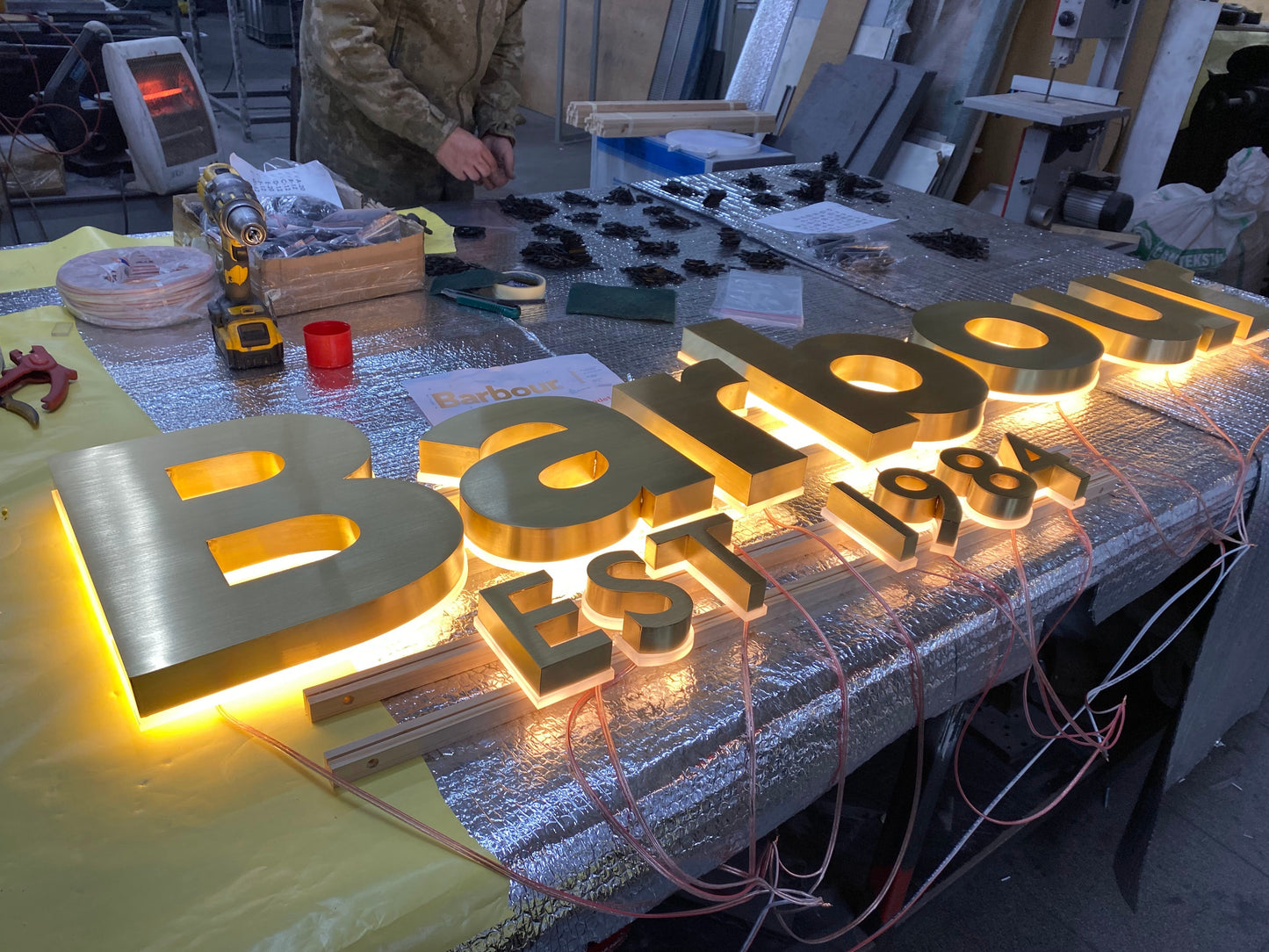 Barbour Entrance Sign - Otimsan Shop
