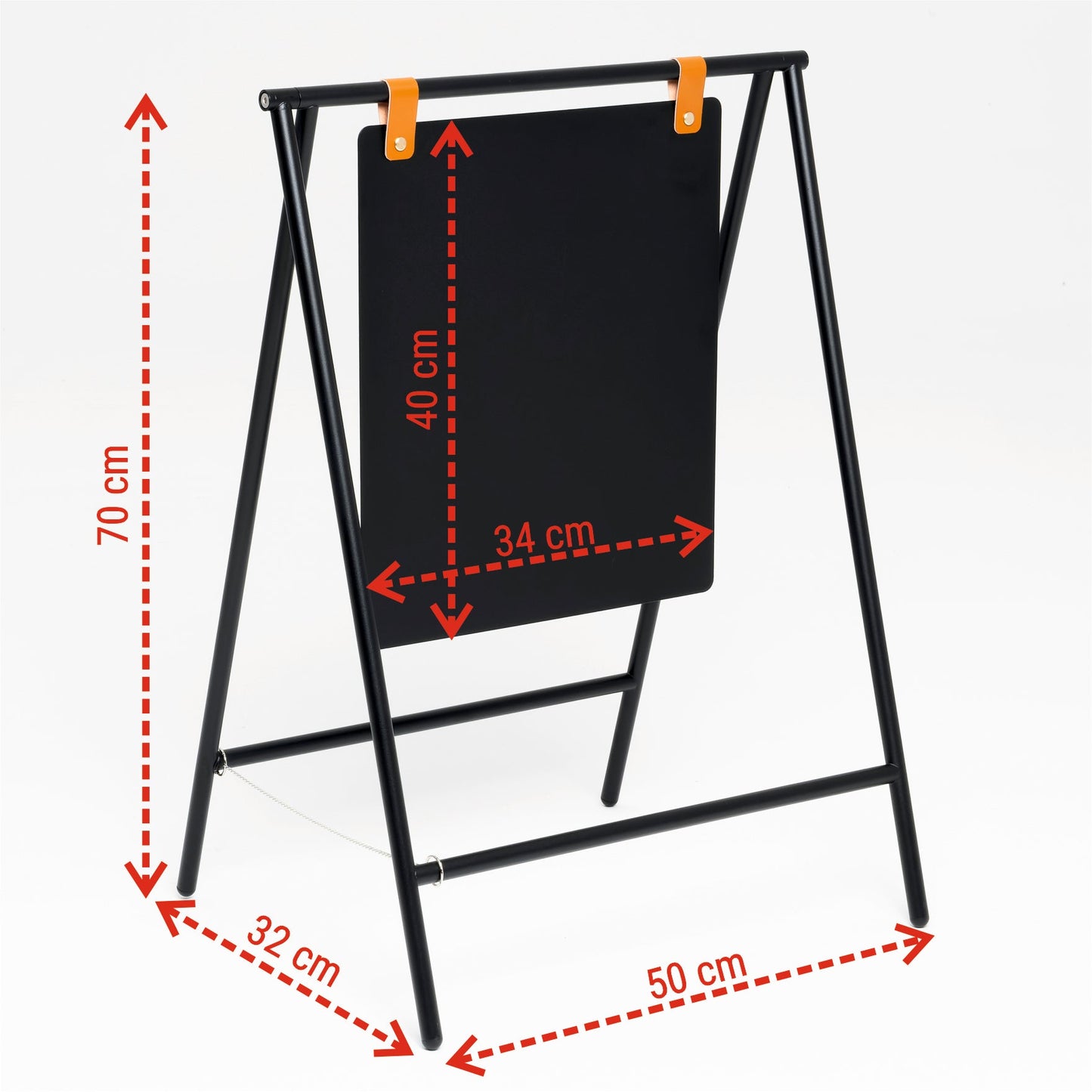 Magnetic Double-Sided Sidewalk Sign | Foldable Storefront Board with Printed Brand Logo - Otimsan Shop