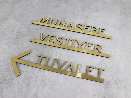 Custom Directional Signs - Otimsan Shop