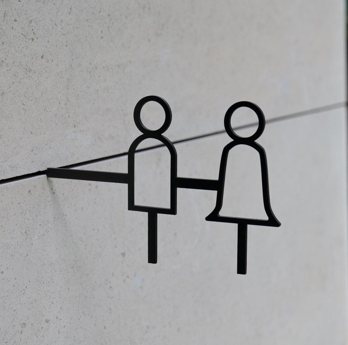 Minimal Restroom Signs - Otimsan Shop