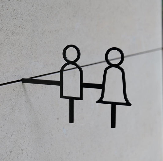 Minimal Restroom Signs - Otimsan Shop