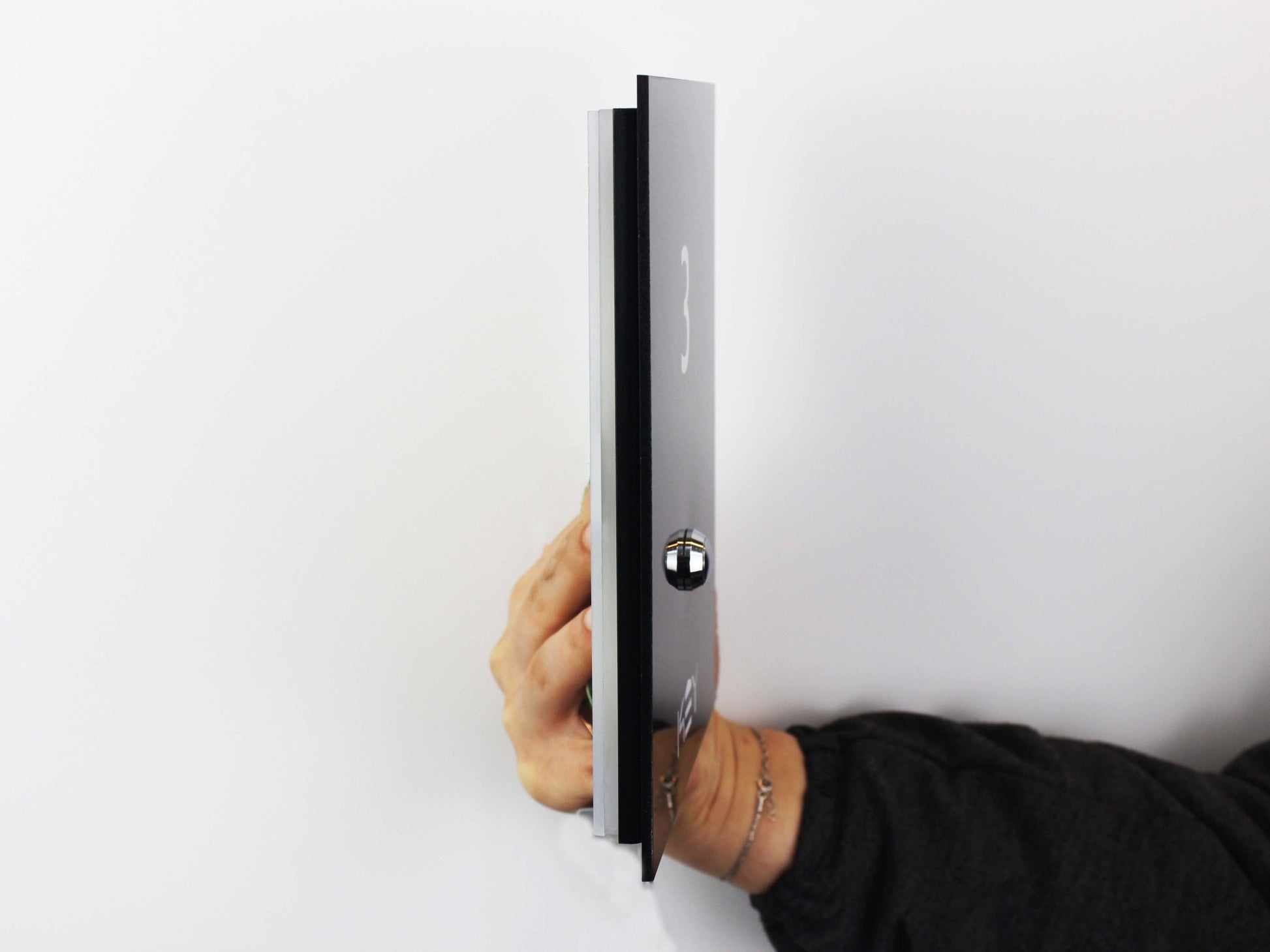 Custom Order Push-Button Room Number Sign - Otimsan Shop
