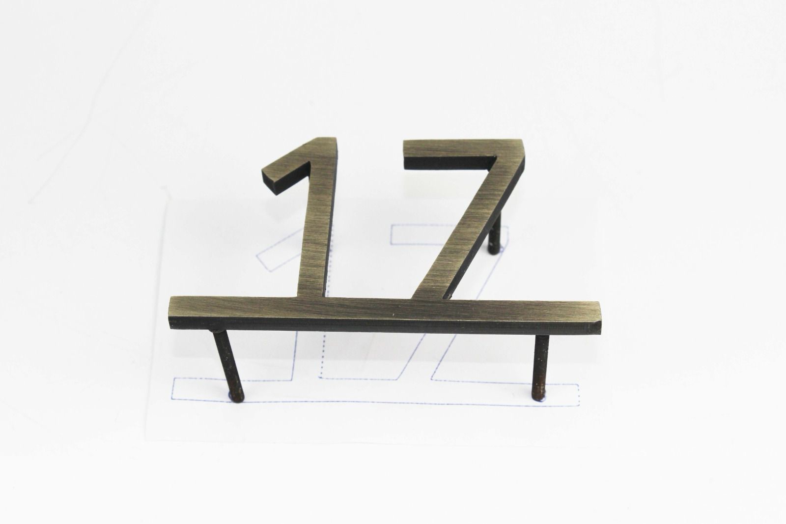 Antique Distressed Room Number - Otimsan Shop