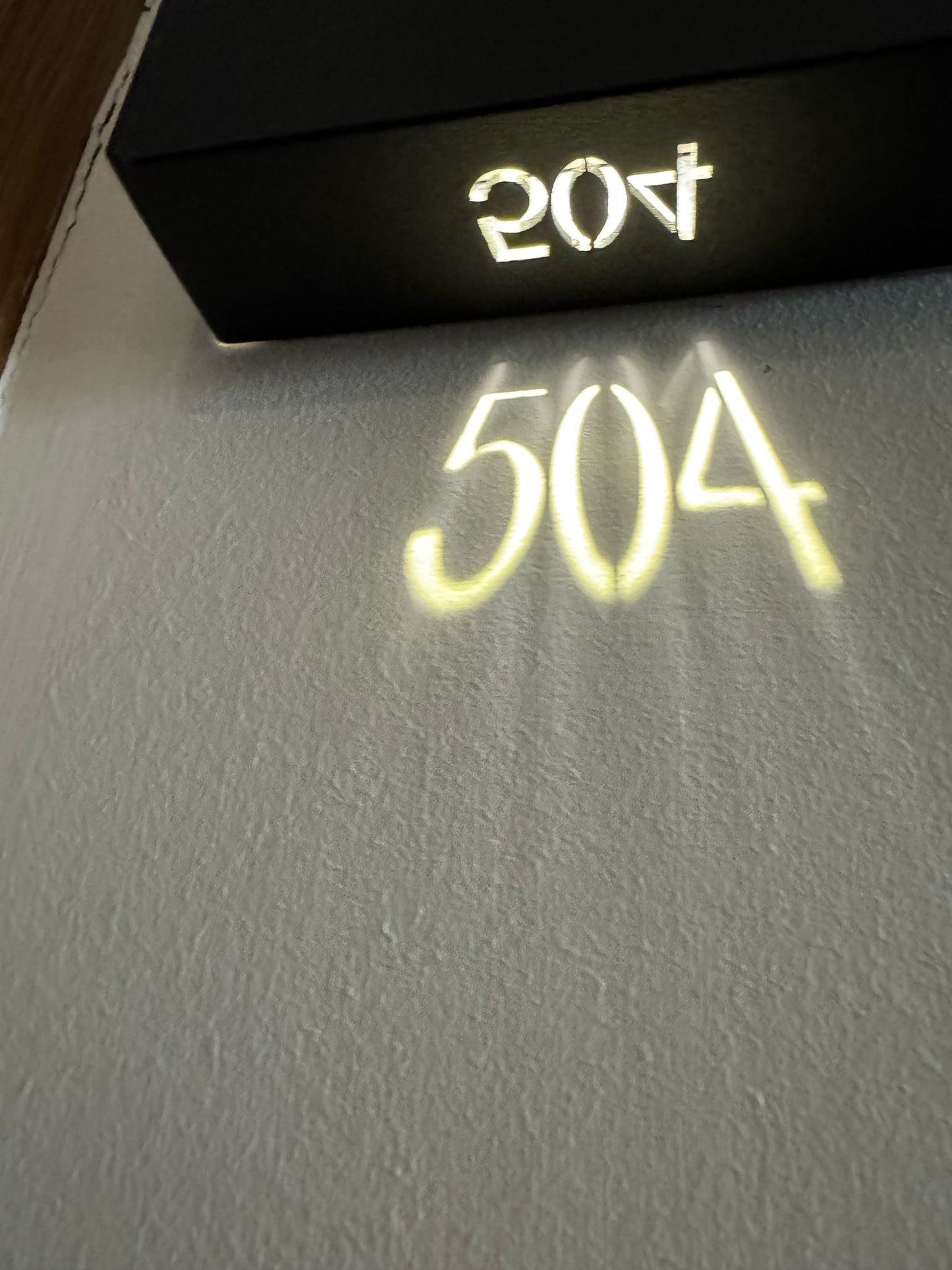 Custom Order – Reflective Room Number Sample - Otimsan Shop