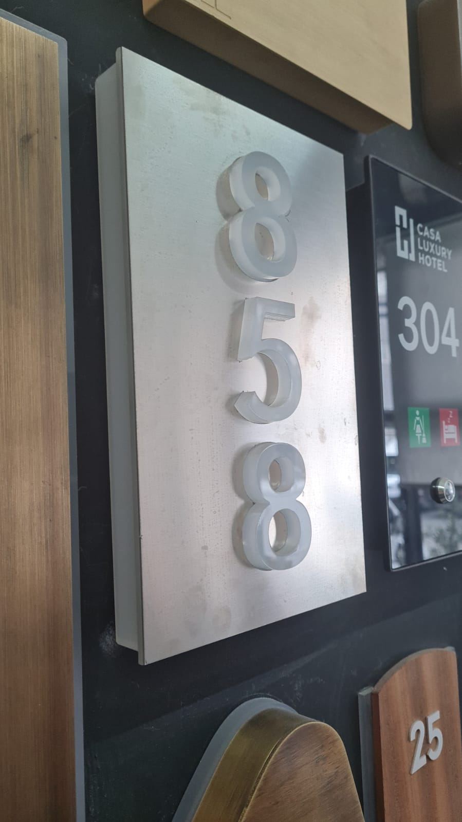 Custom Production – Illuminated Room Number - Otimsan Shop