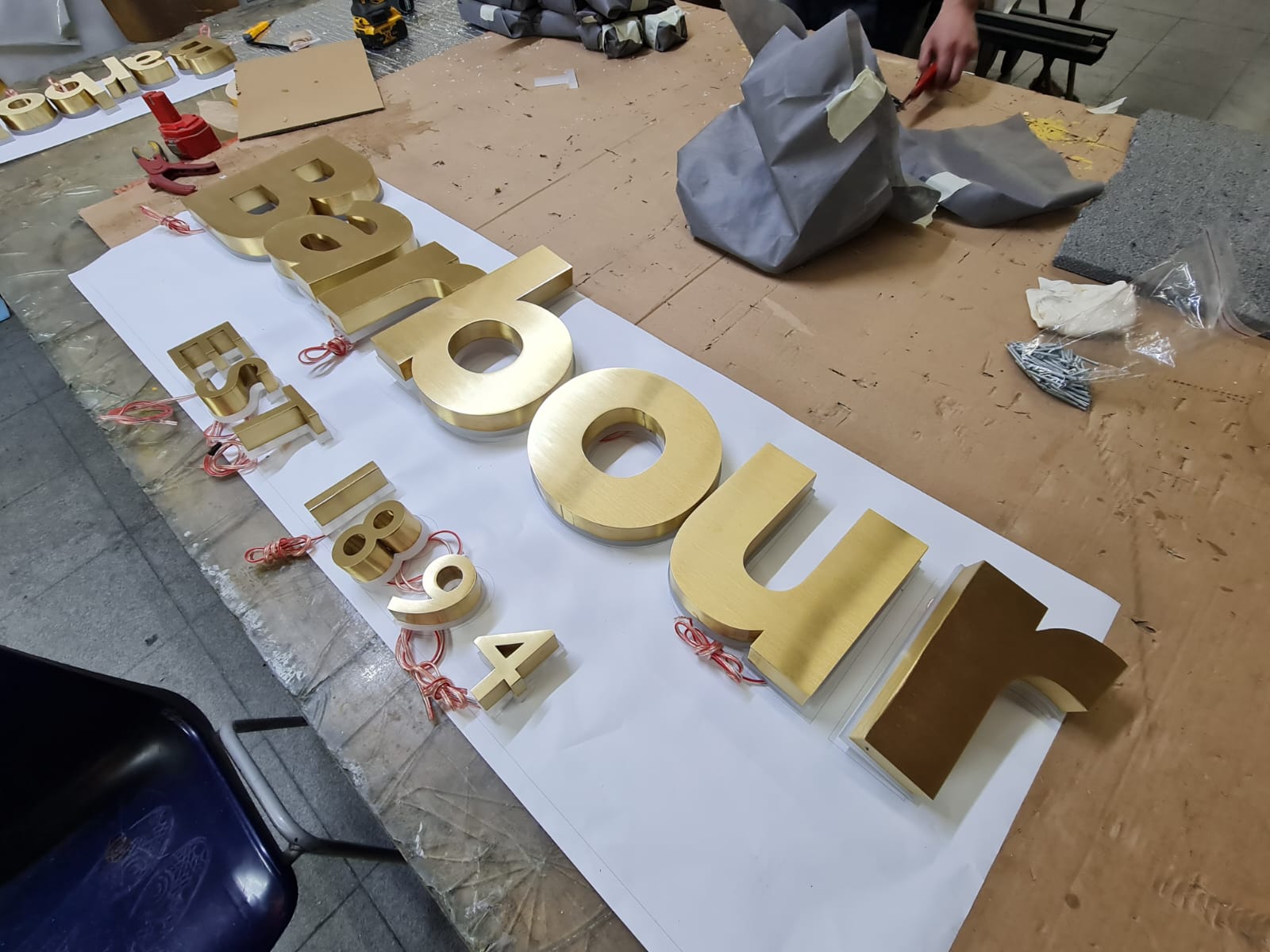 Custom Order – Barbour Signage Text - Otimsan Shop