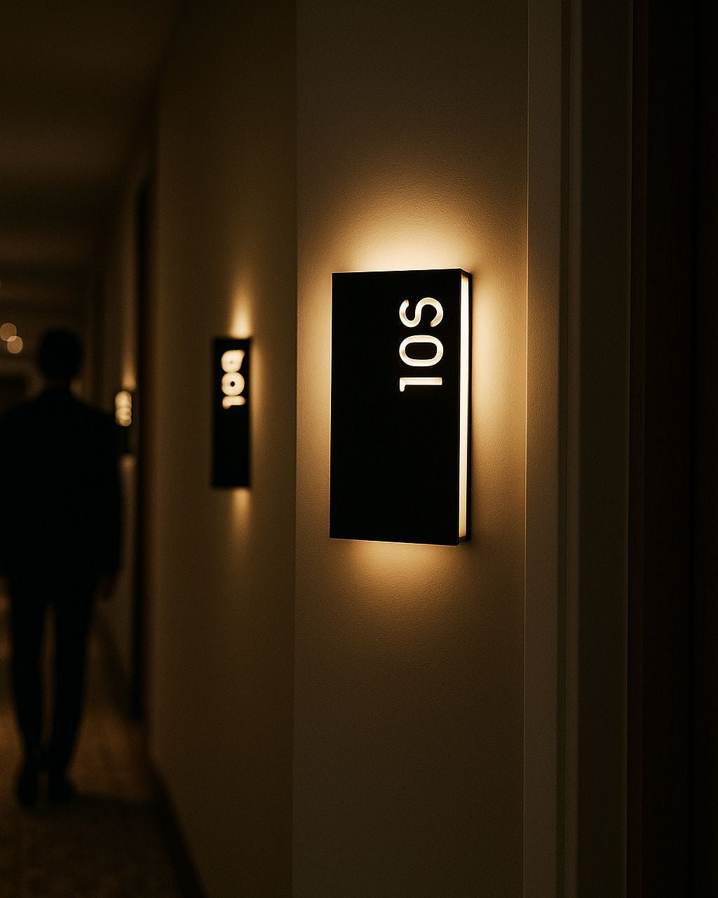 Illuminated Room Number Sign - Otimsan Shop