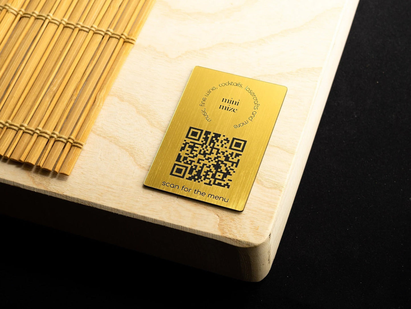 Custom Order Adhesive Table Menu - Otimsan Shop
