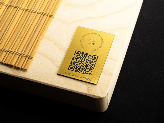 Custom Order Adhesive Table Menu - Otimsan Shop