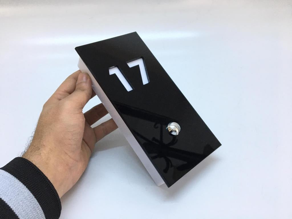 Illuminated Room Number Sign - Otimsan Shop