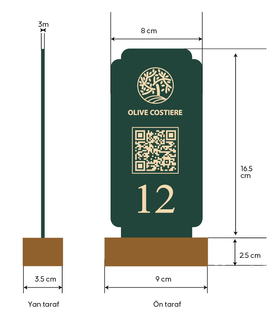 Custom Order – QR Menu Stand - Otimsan Shop
