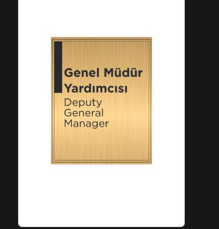 Custom Order – Brass Door Nameplate - Otimsan Shop