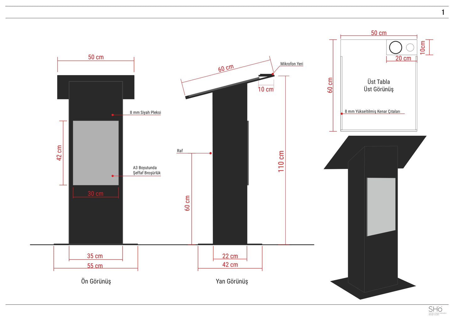 Speech Podium - Otimsan Shop