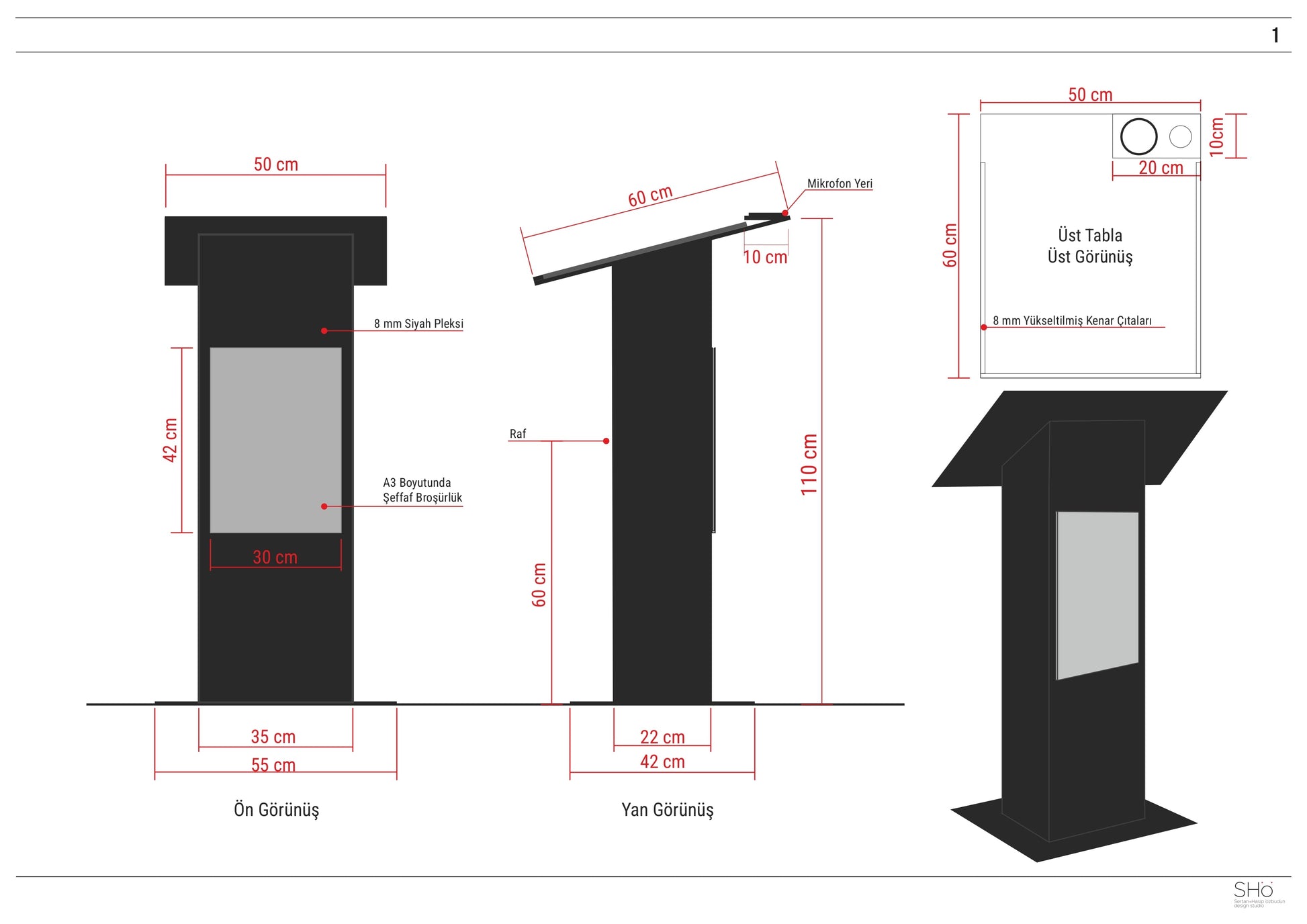Speech Podium - Otimsan Shop