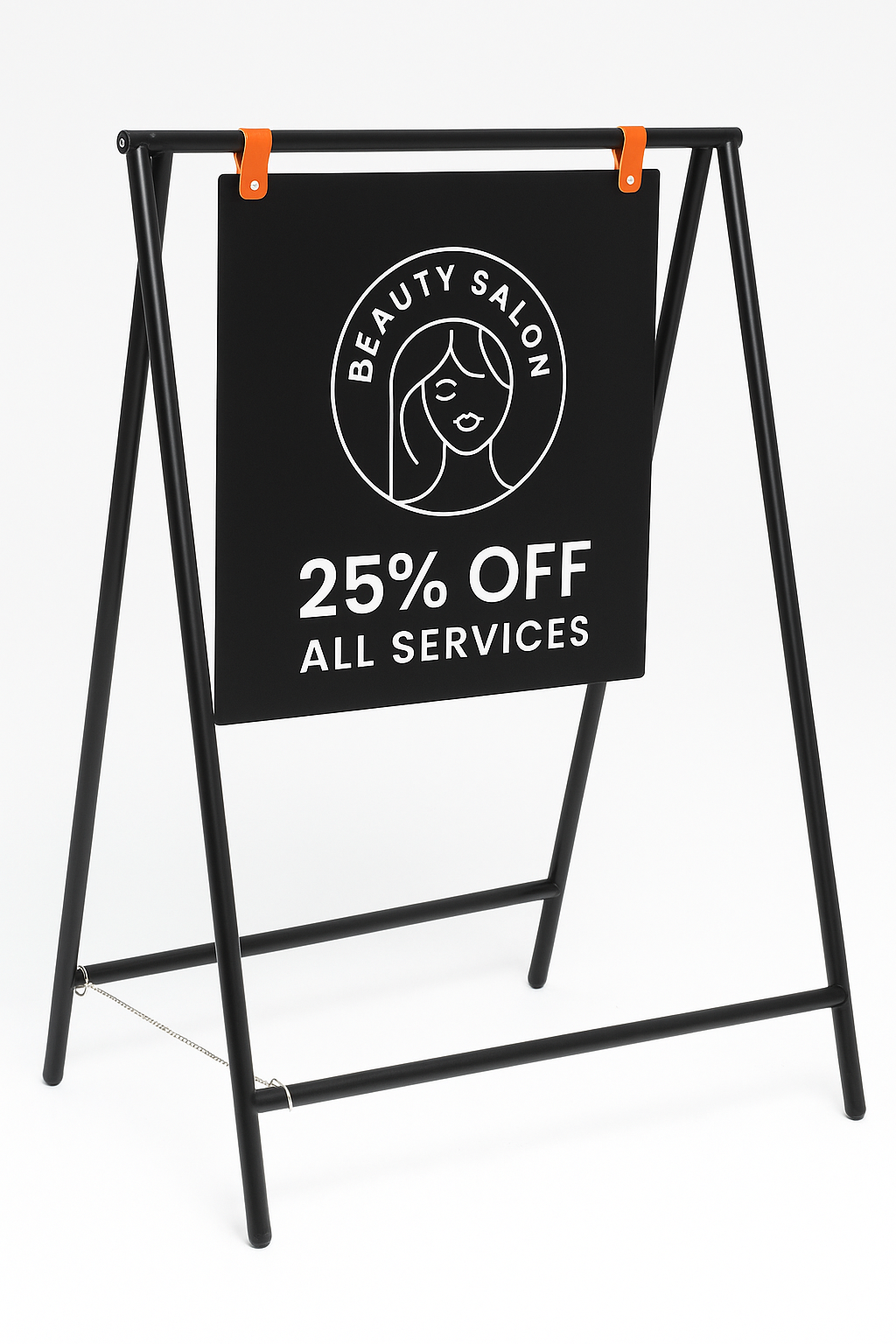 Magnetic Freestanding Double-Sided Economic Pavement Sign | Foldable Shop Board with Printed Brand Logo - Otimsan Shop