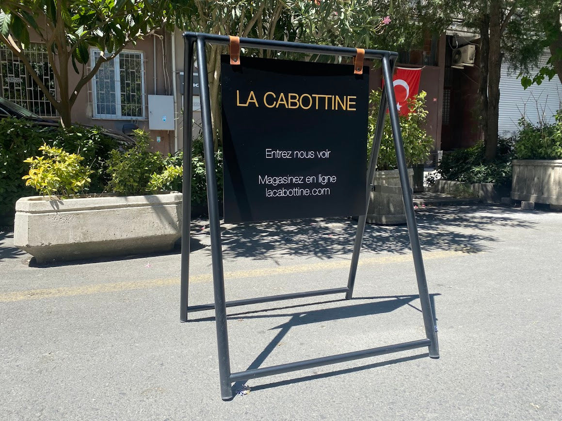 Freestanding Double-Sided Sidewalk Sign | Foldable Store Board with Custom Logo Print - Otimsan Shop