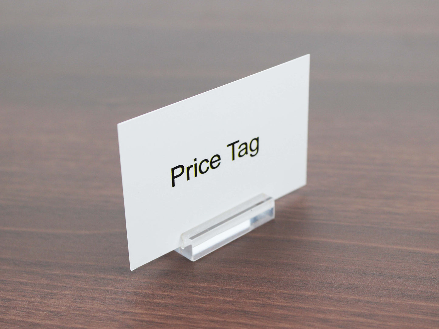 Acrylic Card Holder Stand | Invitation Table Name Sign, Product Display & Price Tag Holder - Otimsan Shop