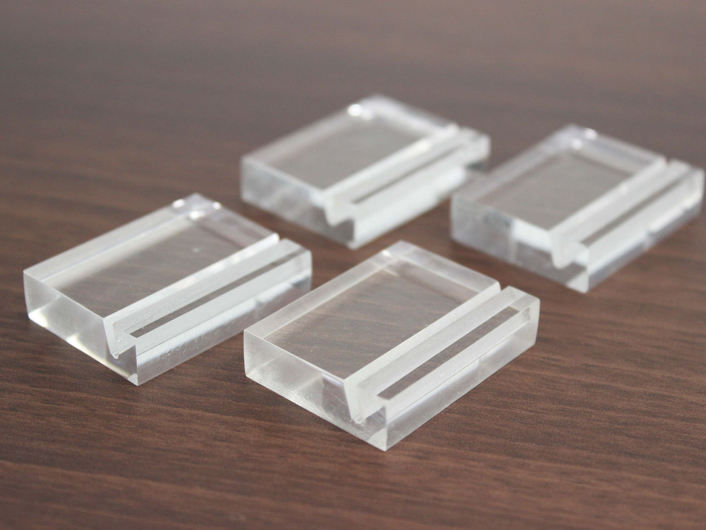 Acrylic Card Holder Stand | Invitation Table Name Sign, Product Display & Price Tag Holder - Otimsan Shop