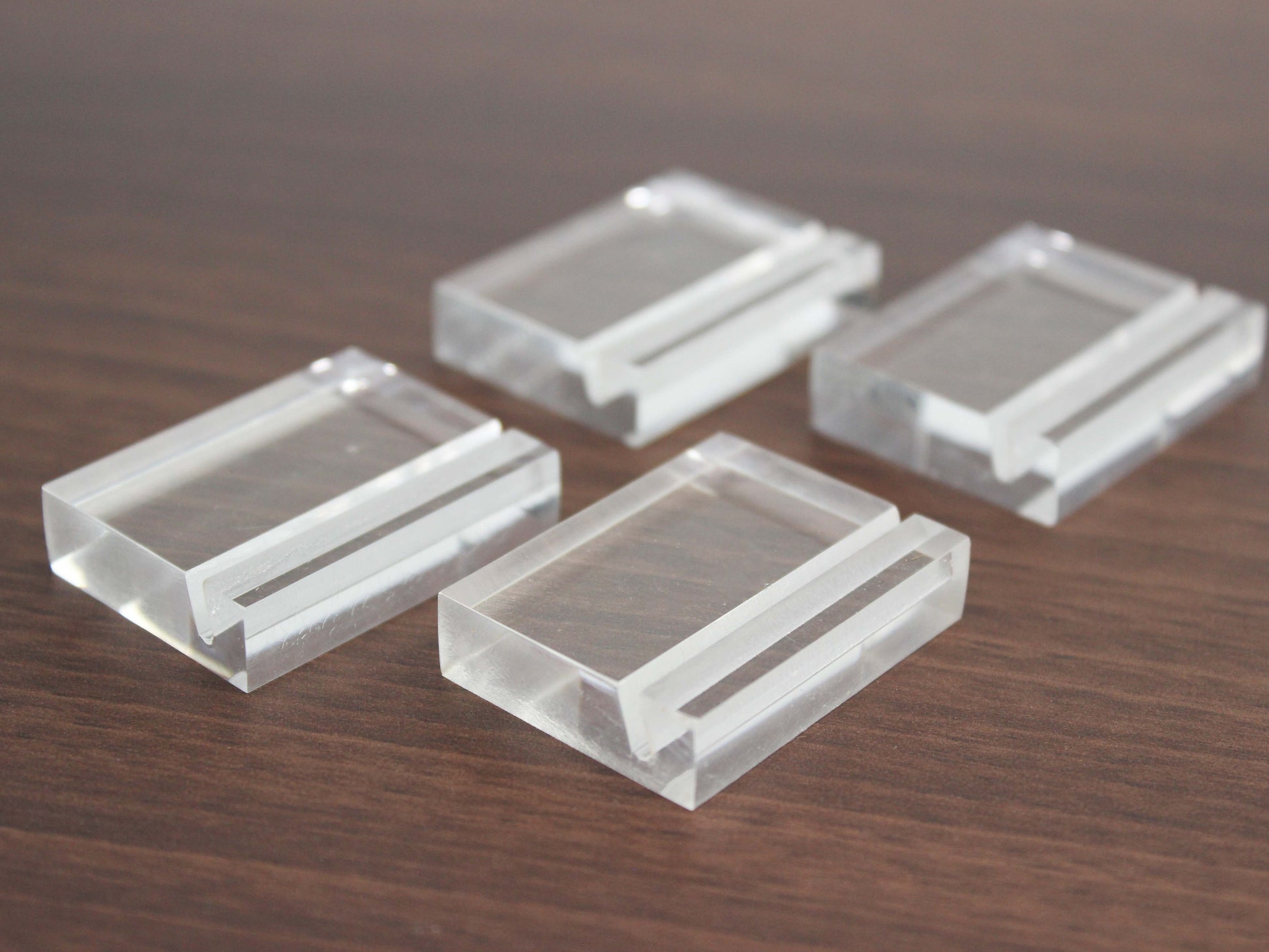 Acrylic Card Holder Stand | Invitation Table Name Sign, Product Display & Price Tag Holder - Otimsan Shop