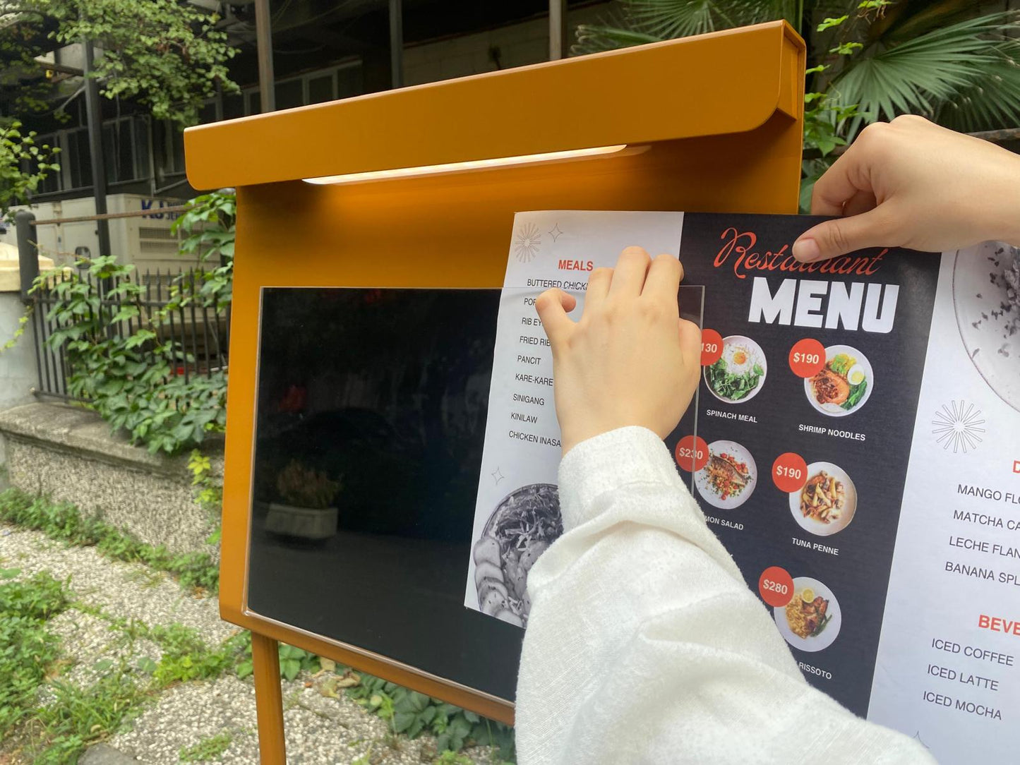 Rechargeable Menu Board - Otimsan Shop