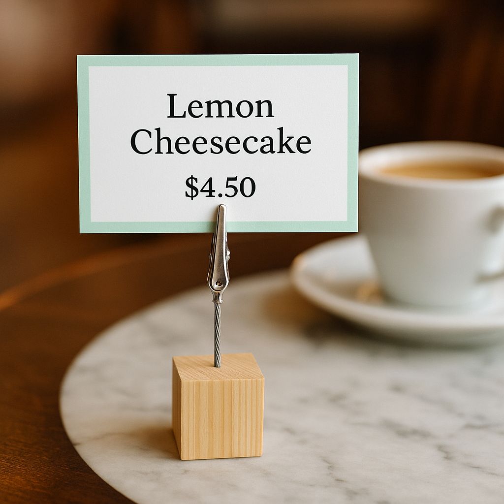 Clip Buffet Name Tag - Otimsan Shop