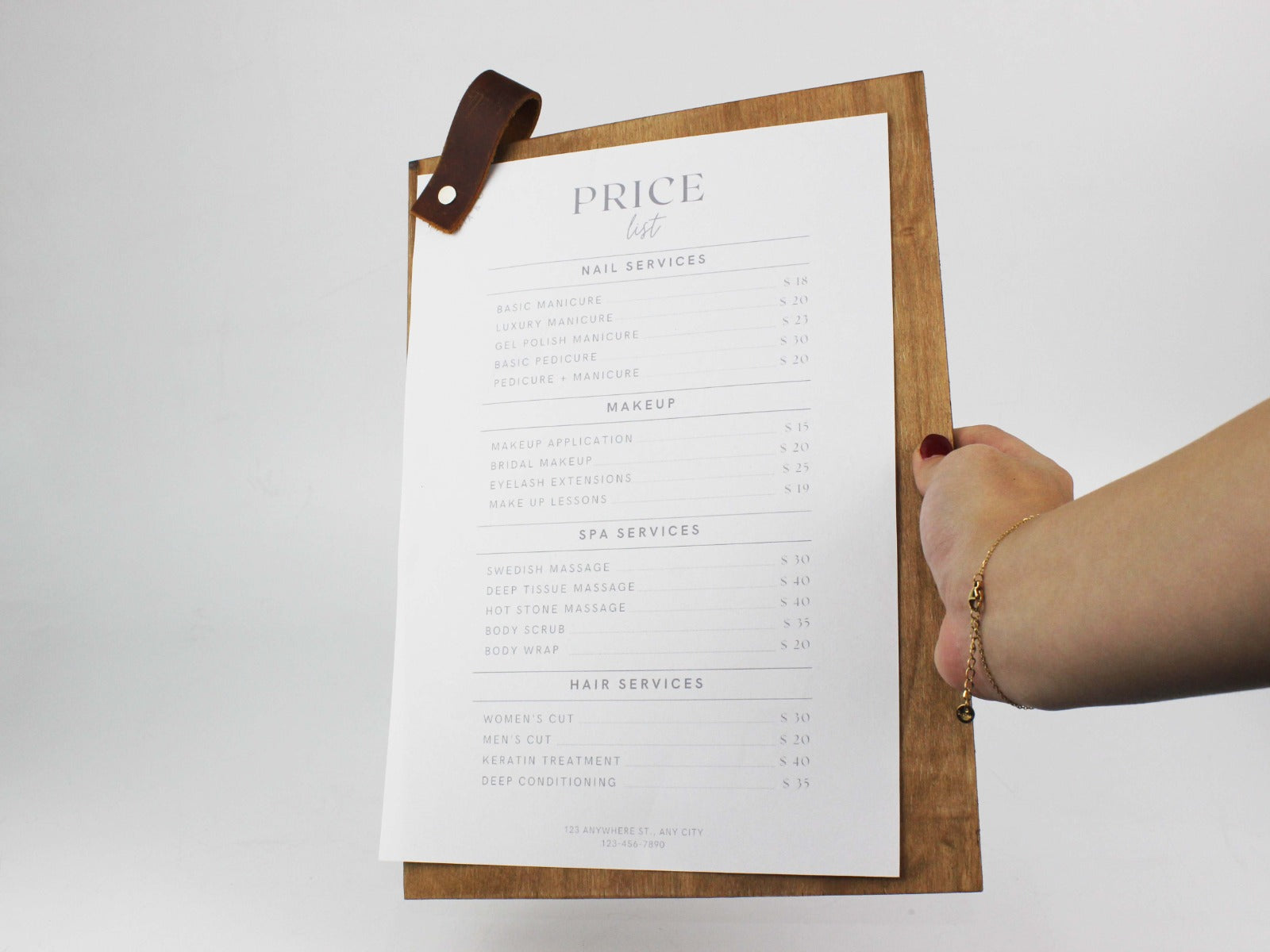 Screw-Mounted Menu Board - Otimsan Shop