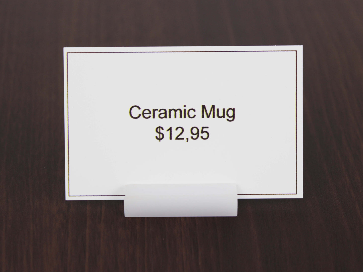Acrylic Card Holder Stand | Invitation Table Name Sign, Product Display & Price Tag Holder - Otimsan Shop