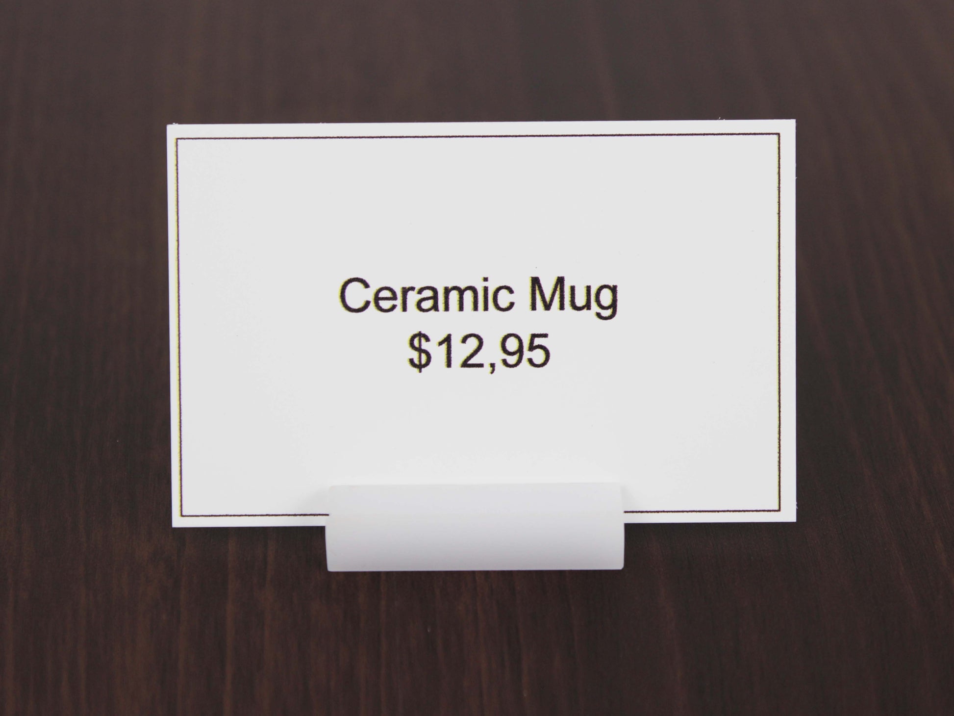 Acrylic Card Holder Stand | Invitation Table Name Sign, Product Display & Price Tag Holder - Otimsan Shop
